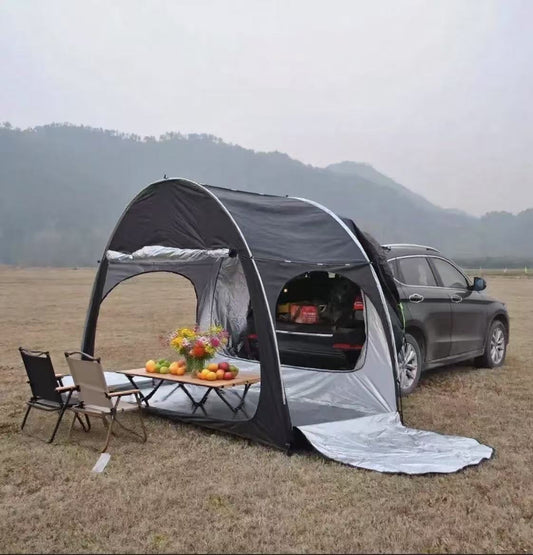 SUV Tailgate  Instant Pop-Up Car Tent , outdoor camping  , Portable Outdoor Sun Shade Shelter with Zipper Closure, Ideal for Road Trips and Field Adventures