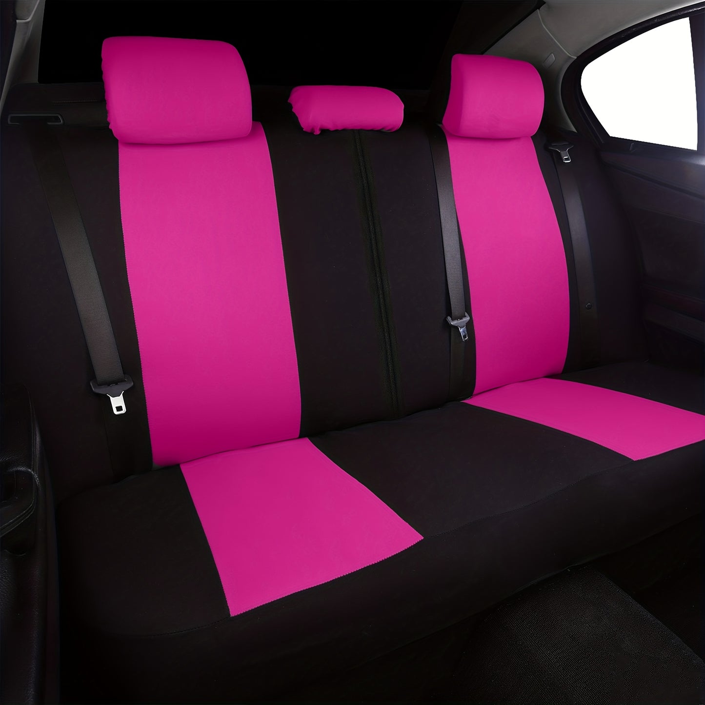 5 Seats Car Seat Cover,Car Seat Covers Full Set – Front and Rear Split Bench for Cars, Easy to Install Cover Set, Universal Fit for Cars Trucks and SUVs