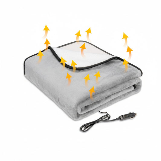 Heated Car Blanket, Portable Heated Blanket for Travel, Electric Blanket for Car, Truck, SUV, RV, Electric Blankets, Electric Blankets Clearance Deal, Soft & Warm Heating Solution for Winter Comfort, Christmas Gifts, Blankets for Cars