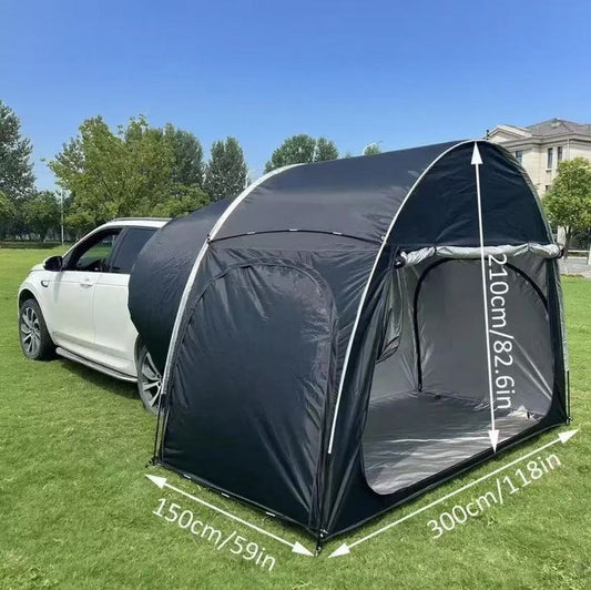 SUV Tailgate  Instant Pop-Up Car Tent , outdoor camping  , Portable Outdoor Sun Shade Shelter with Zipper Closure, Ideal for Road Trips and Field Adventures
