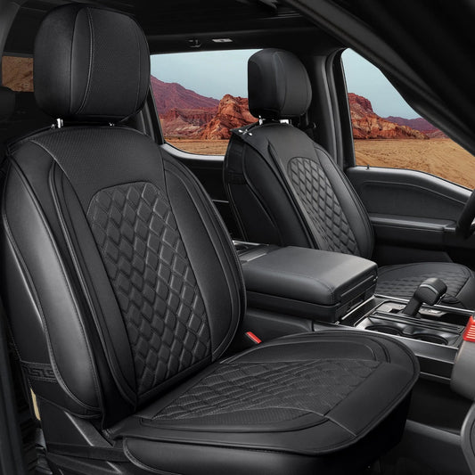 Ford F150 Seat Covers Custom Fit for 2009 to 2025 Ford F150 Seat Covers Custom Fit for 2009 to 2025 - Black / 2 PCS Front Seat - YOTRUTH