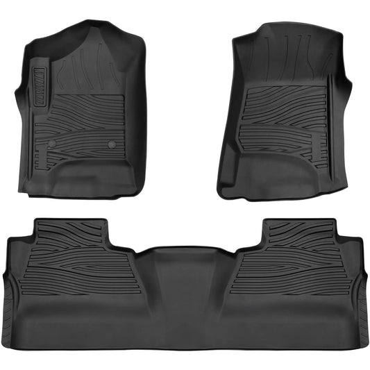 Yotruth Floor Mats for 2014-2018 Chevrolet Silverado/GMC Sierra 1500 Crew Cab & 2015-2019 Chevy/GMC 2500HD/3500HD Yotruth Floor Mats for 2014-2018 Chevrolet Silverado/GMC Sierra 1500 Crew Cab & 2015-2019 Chevy/GMC 2500HD/3500HD - Default Title - YOTRUTH