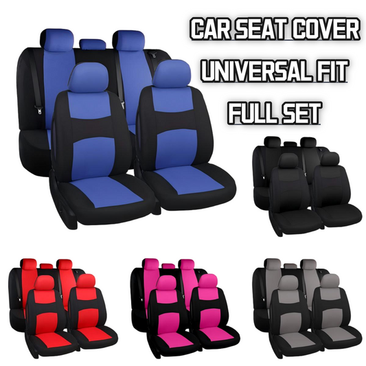 Car Seat Covers Set– Front and Rear Bench for Cars, Easy to Install Cover Set, Universal Fit for Cars Trucks and SUVs
