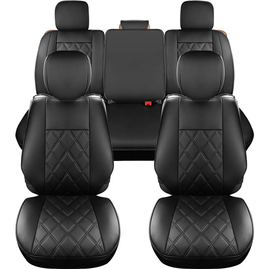Yotruth for Tacoma Seat Covers Custom Fit For 2016-2023 Crew Double Access Cab/Extended Cab Toyota Tacoma Black Yotruth for Tacoma Seat Covers Custom Fit For 2016-2023 Crew Double Access Cab/Extended Cab Toyota Tacoma Black - Black / Front Seat - YOTRUTH