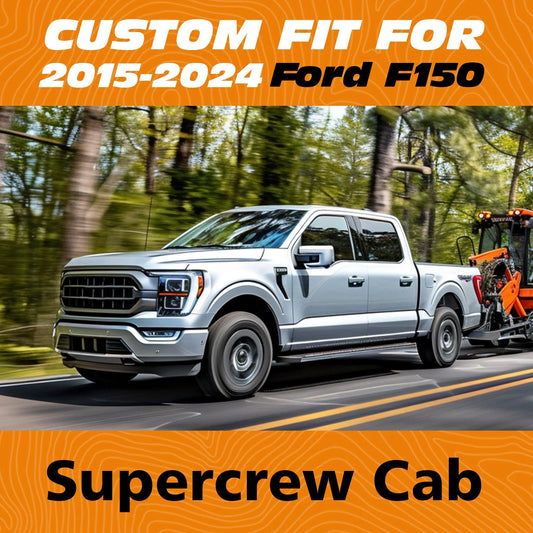 Fundas de asiento Yotruth para Ford F150 SuperCrew 2015-2024 y F250/F350/F450 Super Duty Crew Cab 2017-2024