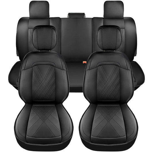 Juego completo de fundas para asientos de camioneta Yotruth - Compatible con Chevy Silverado GMC Sierra 1500 Crew Cab 2007-2013 y 2500HD/3500HD Crew Cab 2019-2024
