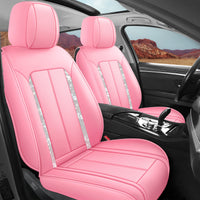 YOTRUTH Bling Car Seat Covers | Nappa Leather, 10-Yr Warranty
