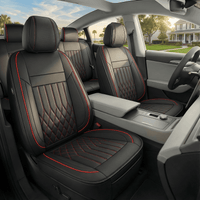 Premium Napa Fabric Waterproof Seat Covers - Year-Round Comfort for Honda, Toyota, and More. Ideal for Sedans and SUVs with Full Protection and Stylish Design for Road Adventures