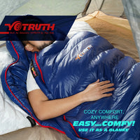 Yotruth Lightweight Down Mummy Sleeping Bag 20°F Yotruth Lightweight Down Mummy Sleeping Bag 20°F - Default Title - YOTRUTH