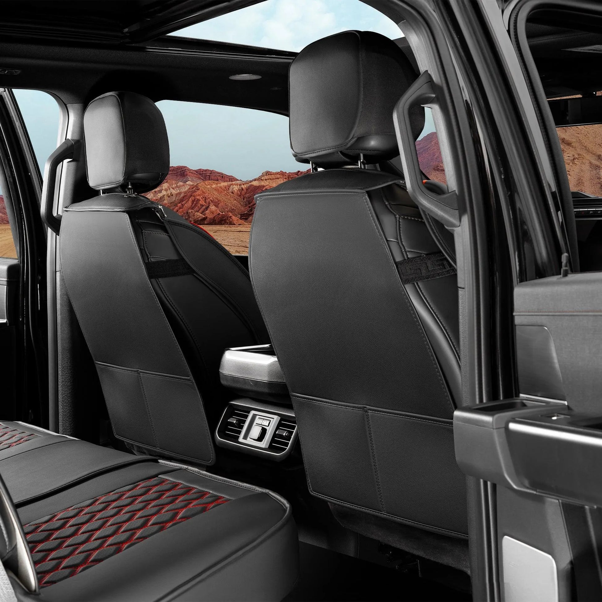 Ford F150 Seat Covers Custom Fit for 2009 to 2025 Ford F150 Seat Covers Custom Fit for 2009 to 2025 - Black / 2 PCS Front Seat - YOTRUTH