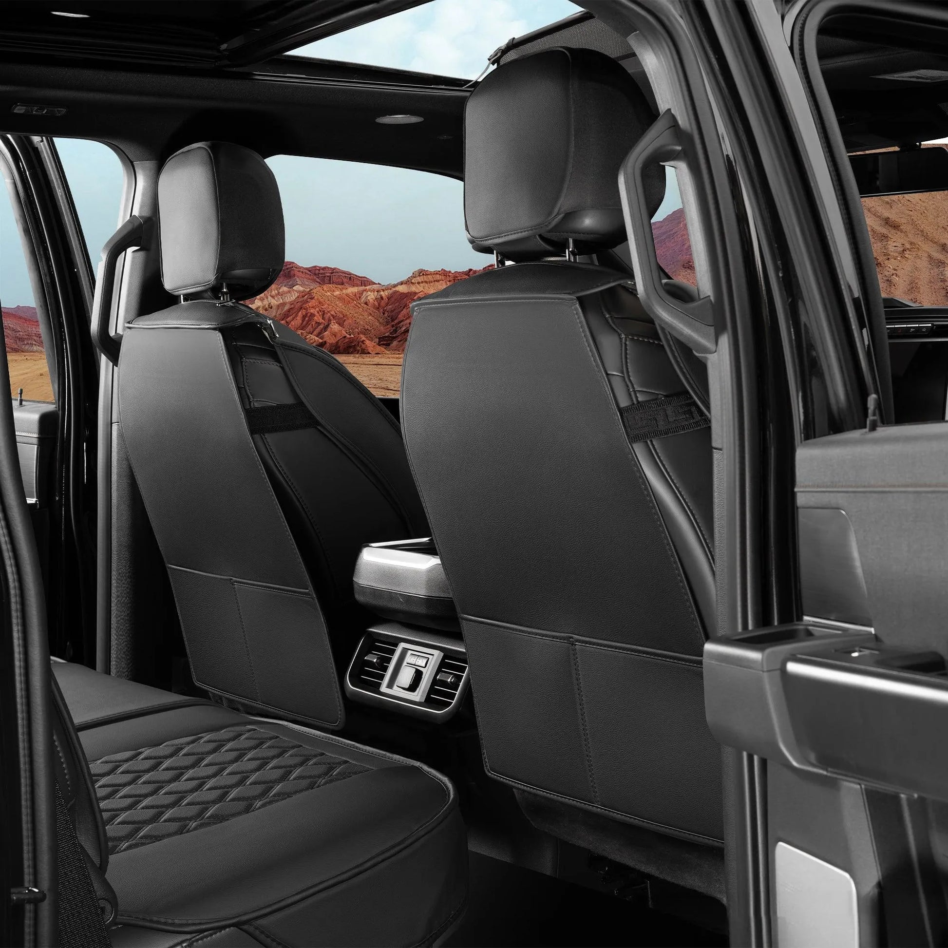 Ford F150 Seat Covers Custom Fit for 2009 to 2025 Ford F150 Seat Covers Custom Fit for 2009 to 2025 - Black / 2 PCS Front Seat - YOTRUTH