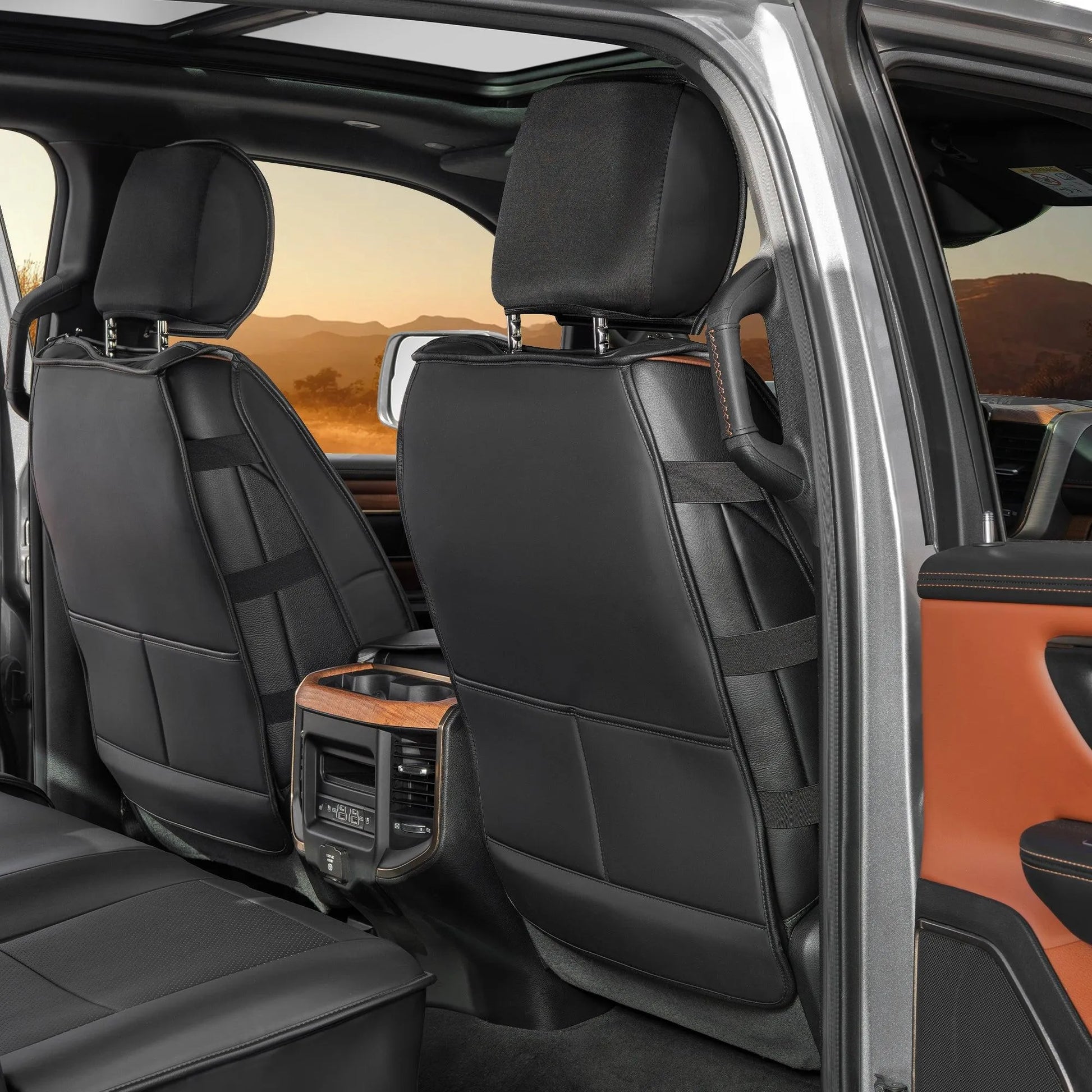 Yotruth Seat Covers for 2007-2025 Chevy Silverado/GMC Sierra 1500 Crew Cab & 2015-2025 Chevrolet /GMC 2500HD/3500HD|Full Set for Truck |Front & Rear, Black Yotruth Seat Covers for 2007-2025 Chevy Silverado/GMC Sierra 1500 Crew Cab & 2015-2025 Chevrolet /GMC 2500HD/3500HD|Full Set for Truck |Front & Rear, Black - Silverado(14-18)1500&(15-19)2500HD/3500HD Crew Cab - YOTRUTH