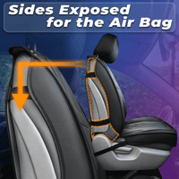 Premium Napa Fabric Waterproof Seat Covers - Year-Round Comfort for Honda, Toyota, and More. Ideal for Sedans and SUVs with Full Protection and Stylish Design for Road Adventures