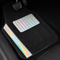 Universal Auto Floor Mats 4PCS Set, Durable Waterproof Non-Slip All-Weather Car Mats, Heavy-Duty Interior Foot Pads for Cars, SUVs & Trucks