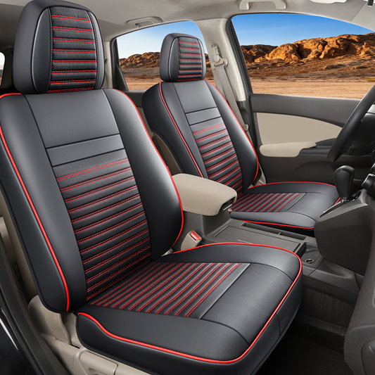Tailored Fit for HONDA CRV Car Seat Covers | Complete Set with Waterproof Napa Fabric, Designed for Comfort & Style, Easy Installation, Breathable & Durable, Universal Fit for Enhanced Protection in All Weather Conditions