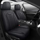 YOTRUTH Universal Car Seat Covers | Nappa Leather, Black & Gray