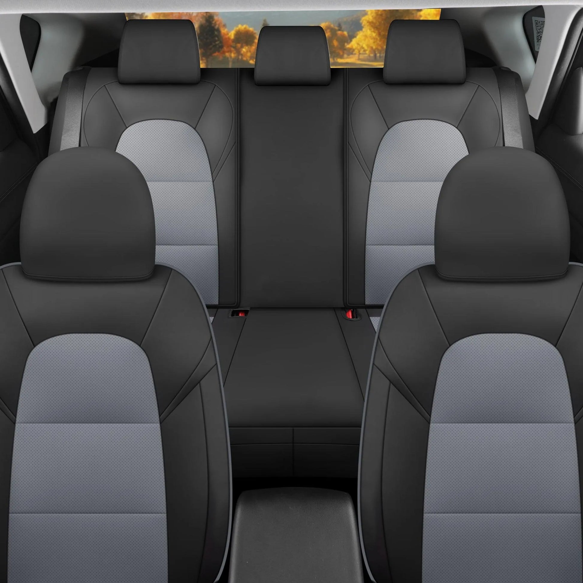 Yotruth Car Seat Cover for Mazda CX-5 2017-2024 Yotruth Car Seat Cover for Mazda CX-5 2017-2024 - black-grey - YOTRUTH
