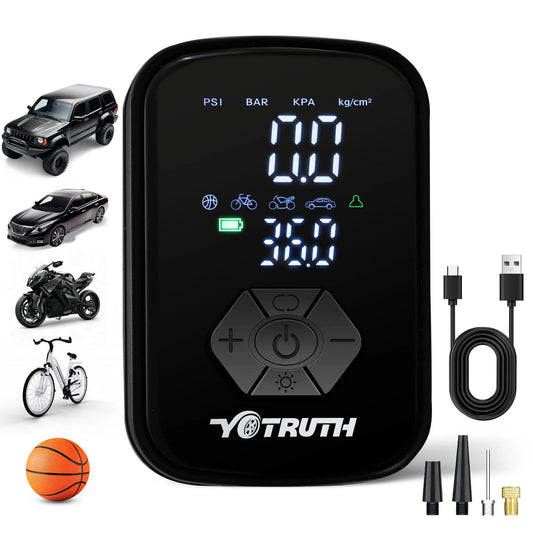 Yotruth 150PSI Portable Tire Inflator Yotruth 150PSI Portable Tire Inflator - Default Title - YOTRUTH