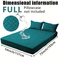 Waterproof Mattress Protector，Machine Washable Fitted Sheet，Anti-slip and Anti-stain Protection，More Sizes Optional，Christmas Home Decor