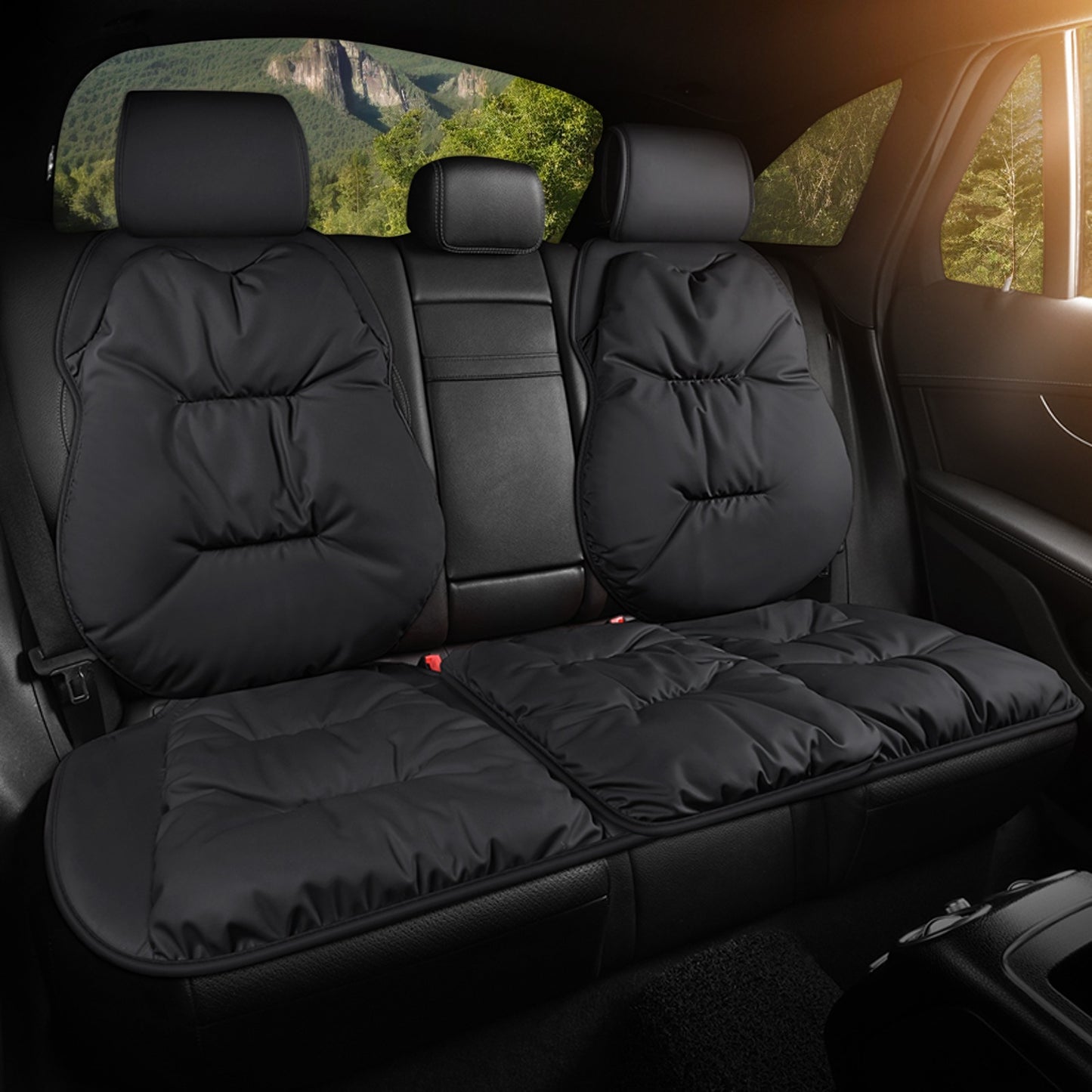 Universal Car Seat Covers for 5 Seats, Car Seat Cushion for Winter,Seat Protector with Non-Slip Back for All Workouts, All-Weather – Car Seat Cover