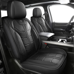 LINGVIDO Chevy Silverado Seat Covers - Custom Fit for GMC Sierra, Pickup Truck Seat Cover for 07-25 1500 2500HD 3500HD, Regular Cab, Double Cab, Crew Cab, LT, LZT, RST, Trail Boss