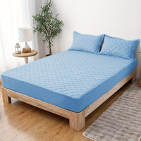 Waterproof Mattress Protector，Machine Washable Fitted Sheet，Anti-slip and Anti-stain Protection，More Sizes Optional，Christmas Home Decor