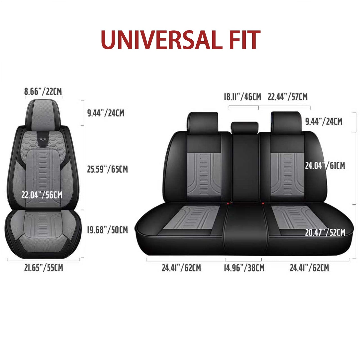 2&5-Seat Car Seat Covers, Full Coverage All-Season Car Seat Cushions, Auto Accessories, Vehicle Interior Upgrade, Stylish Car Covers, Soft Cushioning, Easytoclean Material, Longdistance Drivers, Christmas gift