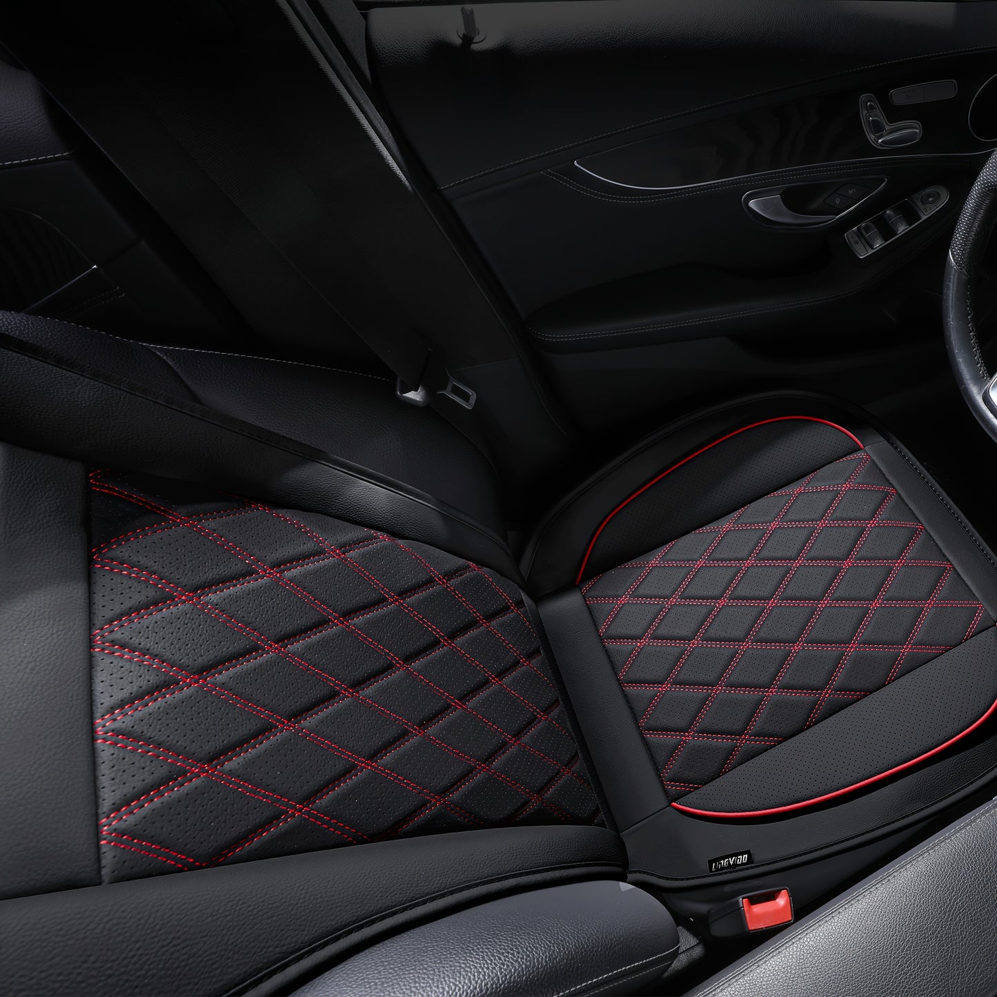 YOTRUTH Universal Front Seat Covers | Faux Leather, High-Back Bucket