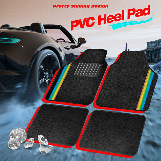 Auto Floor Mats | 4-Piece Set for Cars, SUVs & Trucks