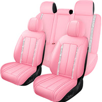 YOTRUTH Bling Car Seat Covers | Nappa Leather, 10-Yr Warranty