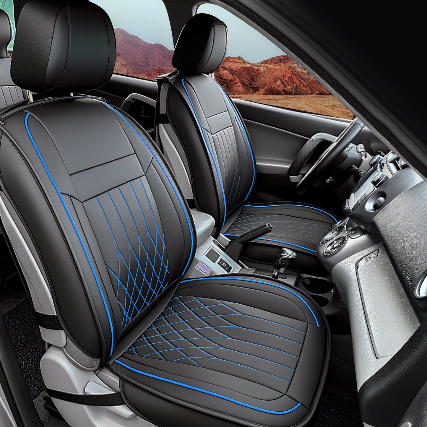 Premium Nappa Fabric Waterproof Seat Covers - Year-Round Comfort for Honda, Toyota, and More. Ideal for Sedans and SUVs with Full Protection and Stylish Design for Road Adventures