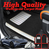 Universal Auto Floor Mats 4PCS Set, Durable Waterproof Non-Slip All-Weather Car Mats, Heavy-Duty Interior Foot Pads for Cars, SUVs & Trucks
