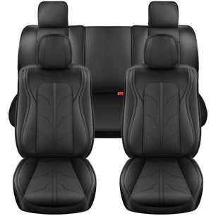 Yotruth Seat Covers for 2009-2025 Dodge Ram 1500 2500 3500 Crew & Quad Cab Yotruth Seat Covers for 2009-2025 Dodge Ram 1500 2500 3500 Crew & Quad Cab - Flat Back Seat / Black - YOTRUTH