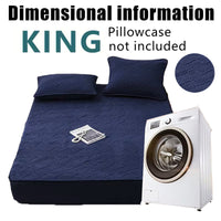 Soft Quilted Mattress Cover, Breathable Mixed Filling Thickened Pad, Without Pillowcase, Bedroom Essentials, Decorative Pad, Elegant Mattress Cover, High-Quality Stitching, Breathable Fabric, Plush Bedding, Fitted Mattress, Allergy Patients