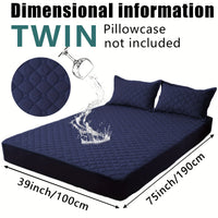 Waterproof Mattress Protector，Machine Washable Fitted Sheet，Anti-slip and Anti-stain Protection，More Sizes Optional，Christmas Home Decor