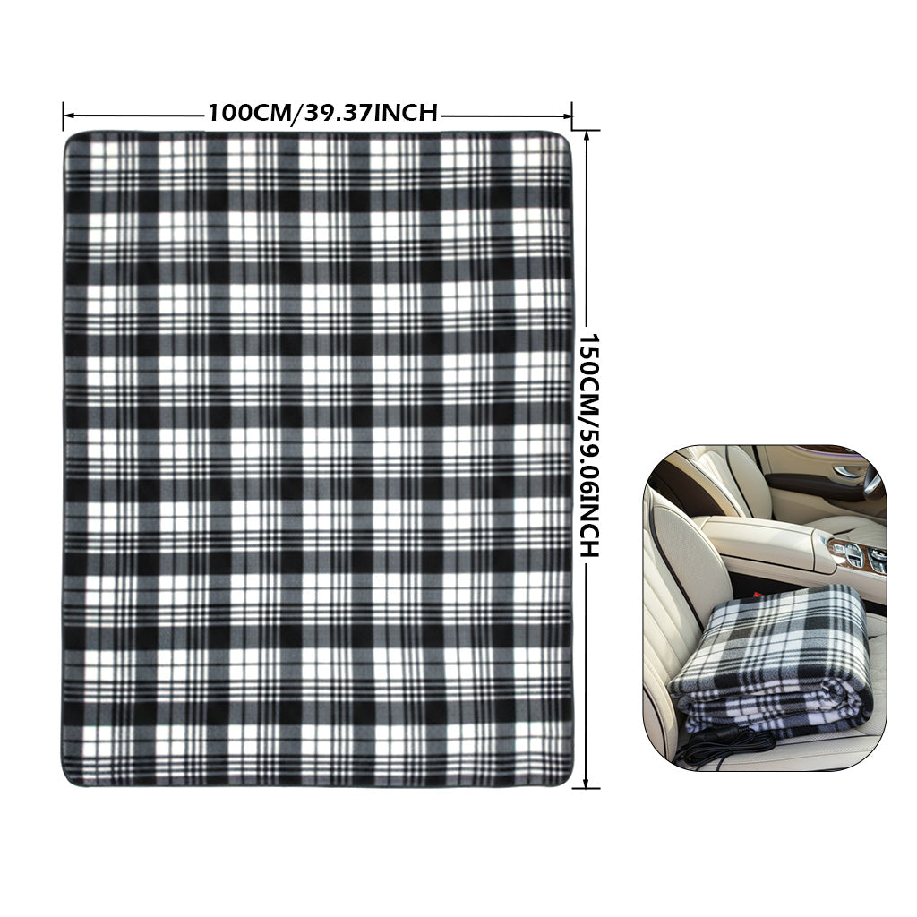 12-Volt Heated Car Blanket For Winter, Portable Heated Blanket For Travel, Electric Blanket For Car, Truck, SUV, RV, Electric Blankets, Electric Blankets Clearance Sale, As A Christmas Gift, Girly Car Staff