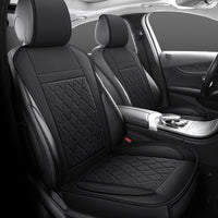 YOTRUTH Universal Front Seat Covers | Faux Leather, High-Back Bucket