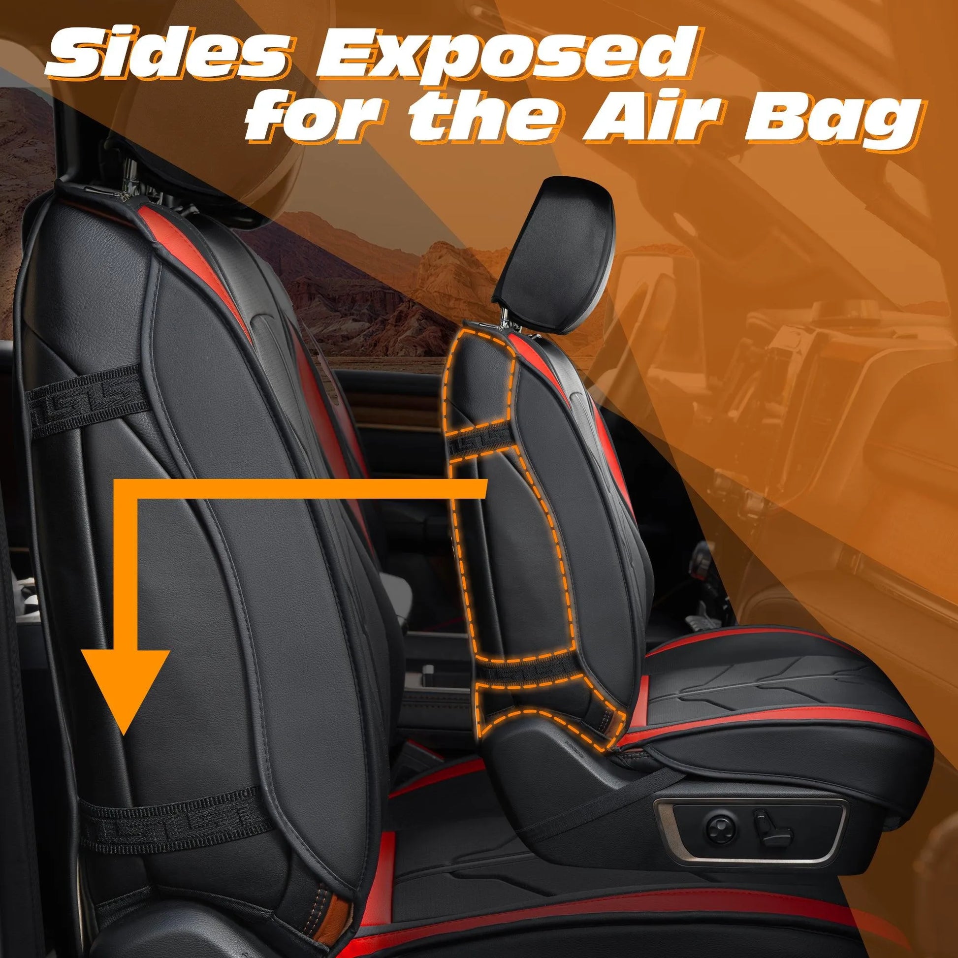 Yotruth Seat Covers for 2009-2025 Dodge Ram 1500 2500 3500 Crew & Quad Cab Yotruth Seat Covers for 2009-2025 Dodge Ram 1500 2500 3500 Crew & Quad Cab - Flat Back Seat / Black - YOTRUTH