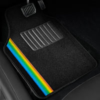 Universal Auto Floor Mats 4PCS Set, Durable Waterproof Non-Slip All-Weather Car Mats, Heavy-Duty Interior Foot Pads for Cars, SUVs & Trucks