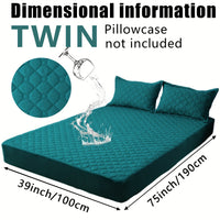 Waterproof Mattress Protector，Machine Washable Fitted Sheet，Anti-slip and Anti-stain Protection，More Sizes Optional，Christmas Home Decor