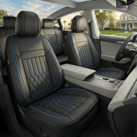 Premium Napa Fabric Waterproof Seat Covers - Year-Round Comfort for Honda, Toyota, and More. Ideal for Sedans and SUVs with Full Protection and Stylish Design for Road Adventures