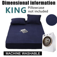 Soft Quilted Mattress Cover, Breathable Mixed Filling Thickened Pad, Without Pillowcase, Bedroom Essentials, Decorative Pad, Elegant Mattress Cover, High-Quality Stitching, Breathable Fabric, Plush Bedding, Fitted Mattress, Allergy Patients