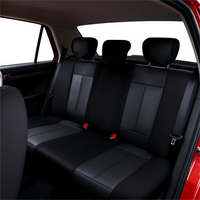 Luxury Rear Bench Car Seat Cover, Waterproof Anti-Slip Back Seat Protector, Split Bench 40/60 60/40 Compatible, Universal Fit for Cars, SUVs & Pickup Trucks