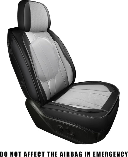 LINGVIDO F-150 Waterproof Faux Leather Automotive Seat Covers Fit for Ford 2009-2026 F150 F250 F350 F450 Super Duty Crew Cab XL XLT Lariat King Ranch Platinum