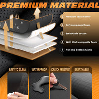 [Clearance] Car Seat Covers – Waterproof Seat Covers for Cars – Compatible with Honda Civic, Toyota Camry Corolla, Fit for Front Rear Seats Most Sedans SUV