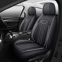 5-Seat Full Set Faux Leather Car Seat Covers - Waterproof All-Weather Protection, Full Surrounded Cushion Protector with Soft Foam Padding, Precise Fit for Cars, Trucks, Sedans & SUV, Durable Automotive Interior Accessories perfect Christmas gift