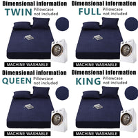 Soft Quilted Mattress Cover, Breathable Mixed Filling Thickened Pad, Without Pillowcase, Bedroom Essentials, Decorative Pad, Elegant Mattress Cover, High-Quality Stitching, Breathable Fabric, Plush Bedding, Fitted Mattress, Allergy Patients