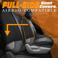 [Clearance] Car Seat Covers – Waterproof Seat Covers for Cars – Compatible with Honda Civic, Toyota Camry Corolla, Fit for Front Rear Seats Most Sedans SUV