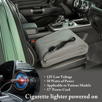 Heated Car Blanket, Portable Heated Blanket for Travel, Electric Blanket for Car, Truck, SUV, RV, Electric Blankets, Electric Blankets Clearance Deal, Soft & Warm Heating Solution for Winter Comfort, Christmas Gifts, Blankets for Cars