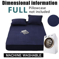 Soft Quilted Mattress Cover, Breathable Mixed Filling Thickened Pad, Without Pillowcase, Bedroom Essentials, Decorative Pad, Elegant Mattress Cover, High-Quality Stitching, Breathable Fabric, Plush Bedding, Fitted Mattress, Allergy Patients